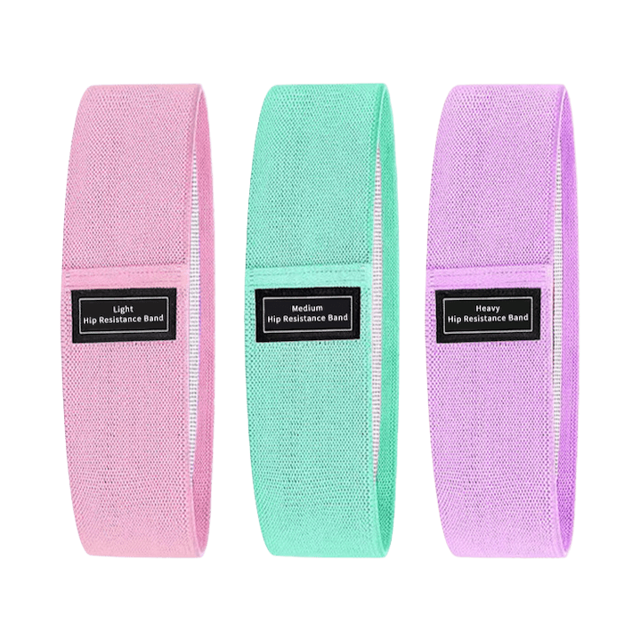 Ready Fitness Fabric Resistance Bands – Comfortable, Non‑Slip Support for Home Training