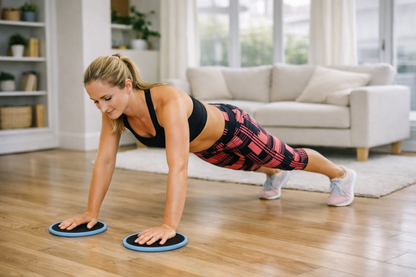 Pre‑Order – Ready Fitness Core Sliders – 2‑Pack Dual‑Sided Gliding Discs