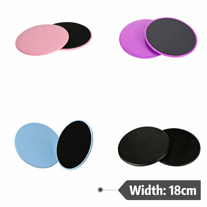 Ready Fitness Core Sliders – 2‑Pack Dual‑Sided Gliding Discs
