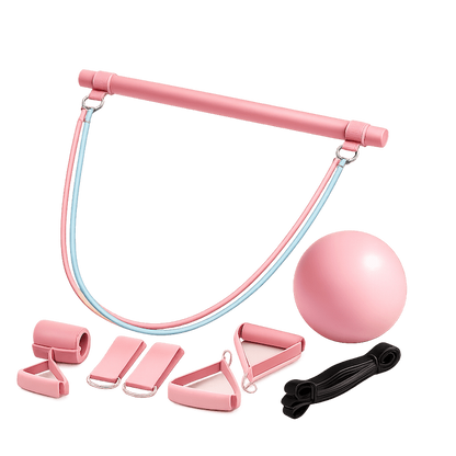 Ready Fitness Full Pilates Training Set – Bar, Ball, Bands & Handles