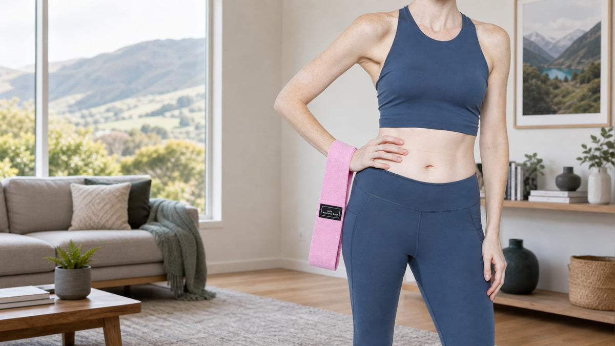 Ready Fitness Fabric Resistance Bands – Comfortable, Non‑Slip Support for Home Training