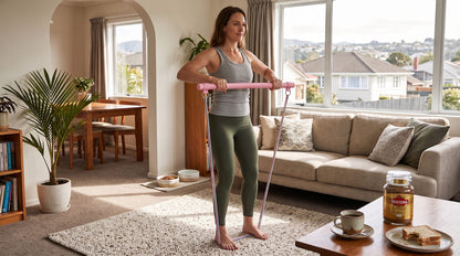 Ready Fitness Pilates Bar Set – TPE Resistance Cords