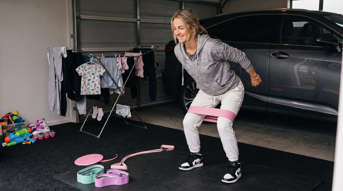 Ready Fitness Beginner Essentials Set – Fabric Bands, Core Sliders & Dual Pull Ropes