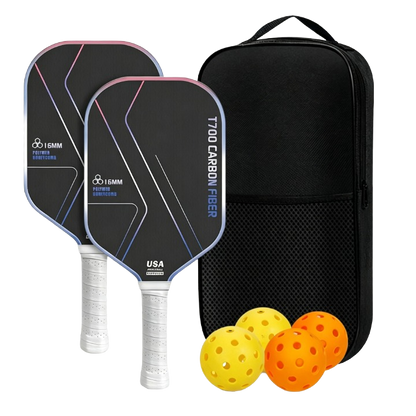 Pre‑Order –  Pickleball Set – T700 Composite Paddles + Balls + Bag