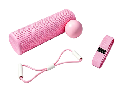 Pre‑Order –  Ready Fitness Full Body Relaxation Set – Foam Roller, Pilates Ball, Hip Band & Figure‑8 Band