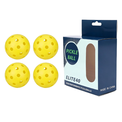 Pre‑Order – Ready Fitness Pickleballs – 40‑Hole 74mm (4‑Pack)