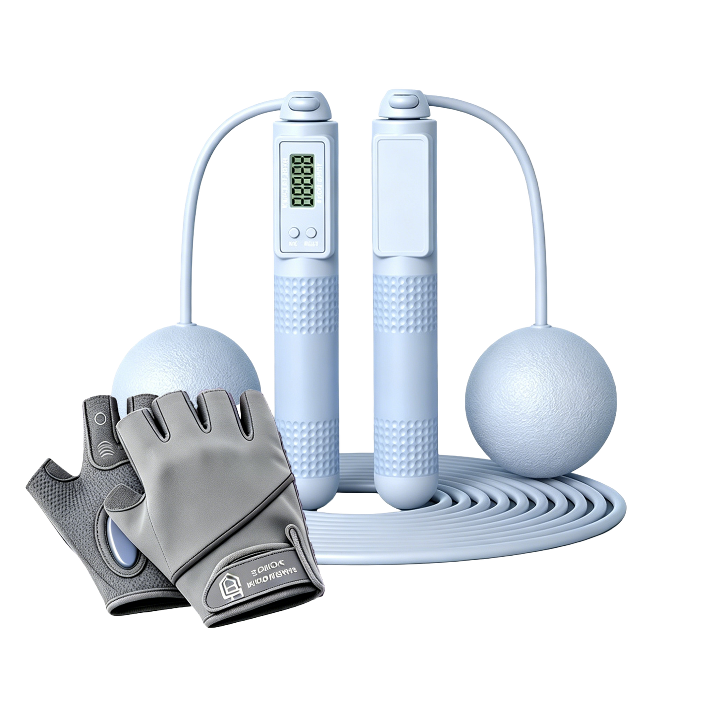 Pre‑Order –  Ready Fitness Fat‑Burning Training Set – Gloves & Dual‑Mode Jump Rope