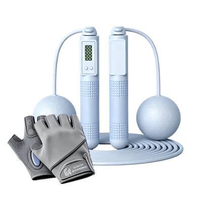 Pre‑Order –  Ready Fitness Fat‑Burning Training Set – Gloves & Dual‑Mode Jump Rope