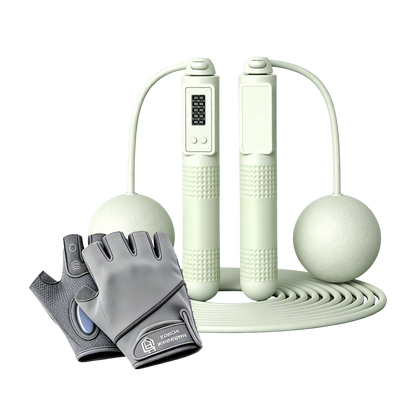 Pre‑Order –  Ready Fitness Fat‑Burning Training Set – Gloves & Dual‑Mode Jump Rope