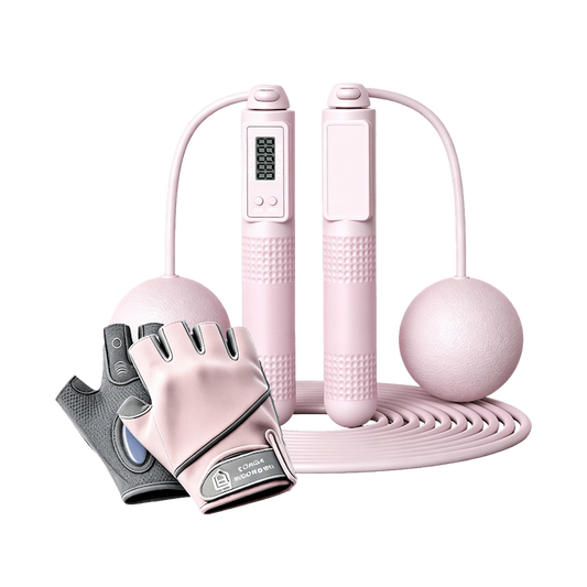 Ready Fitness Fat‑Burning Training Set – Gloves & Dual‑Mode Jump Rope