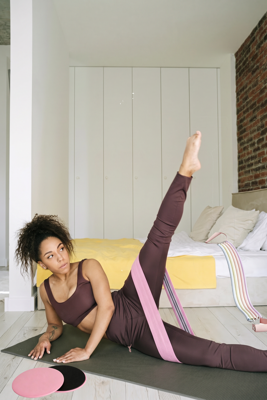 Pre‑Order –  Ready Fitness Beginner Essentials Set – Pilates Bar, Resistance Band & Core Sliders