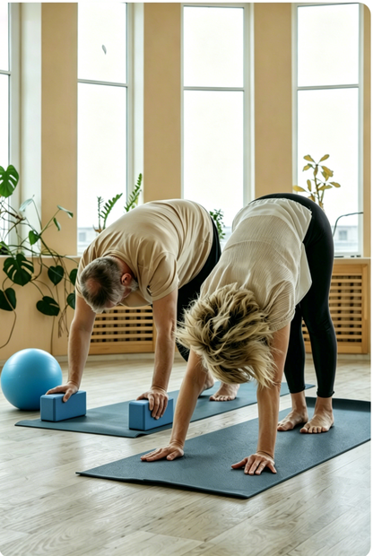 Ready Fitness Yoga Starter Set – Pilates Ball & Yoga Blocks