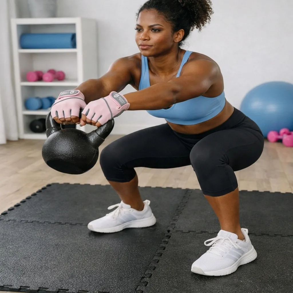 Ready Fitness Training Gloves – Breathable Anti‑Slip Half‑Finger